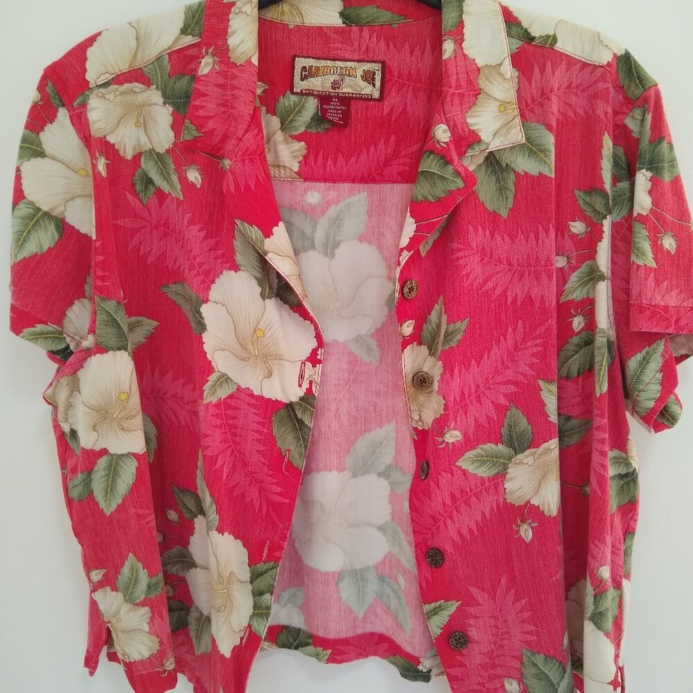 vacation ready!  vintage Caribbean Joe XL 100% rayon